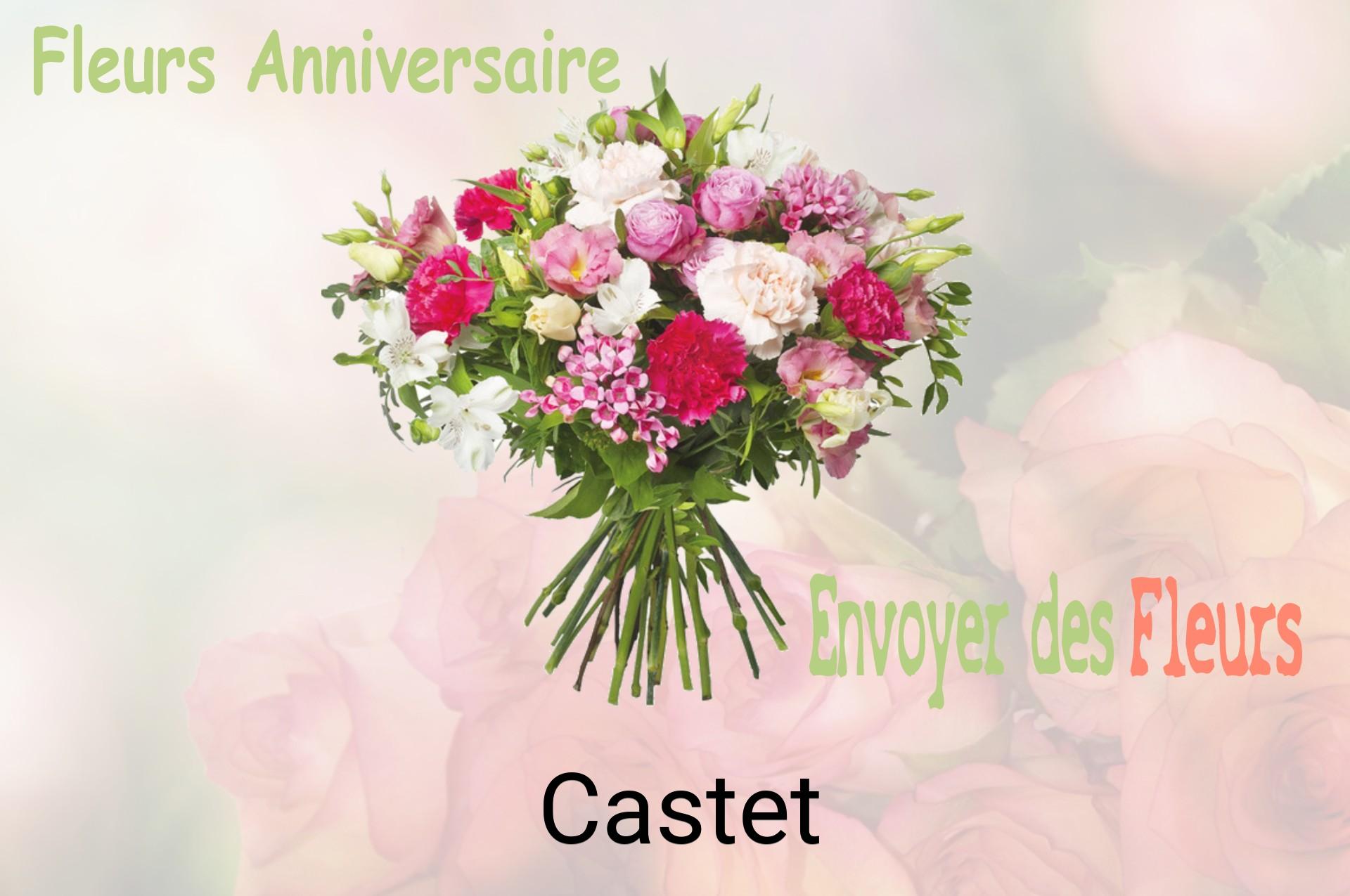 Bouquet de fleurs d’anniversaire livré à Castet